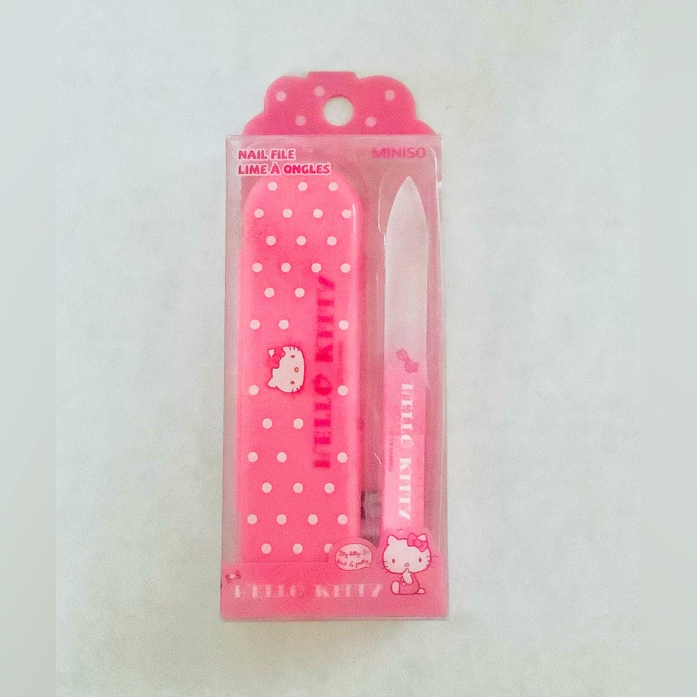 COPY - Sanrio Hello Kitty Beauty Diary Series Glass Nail File with container